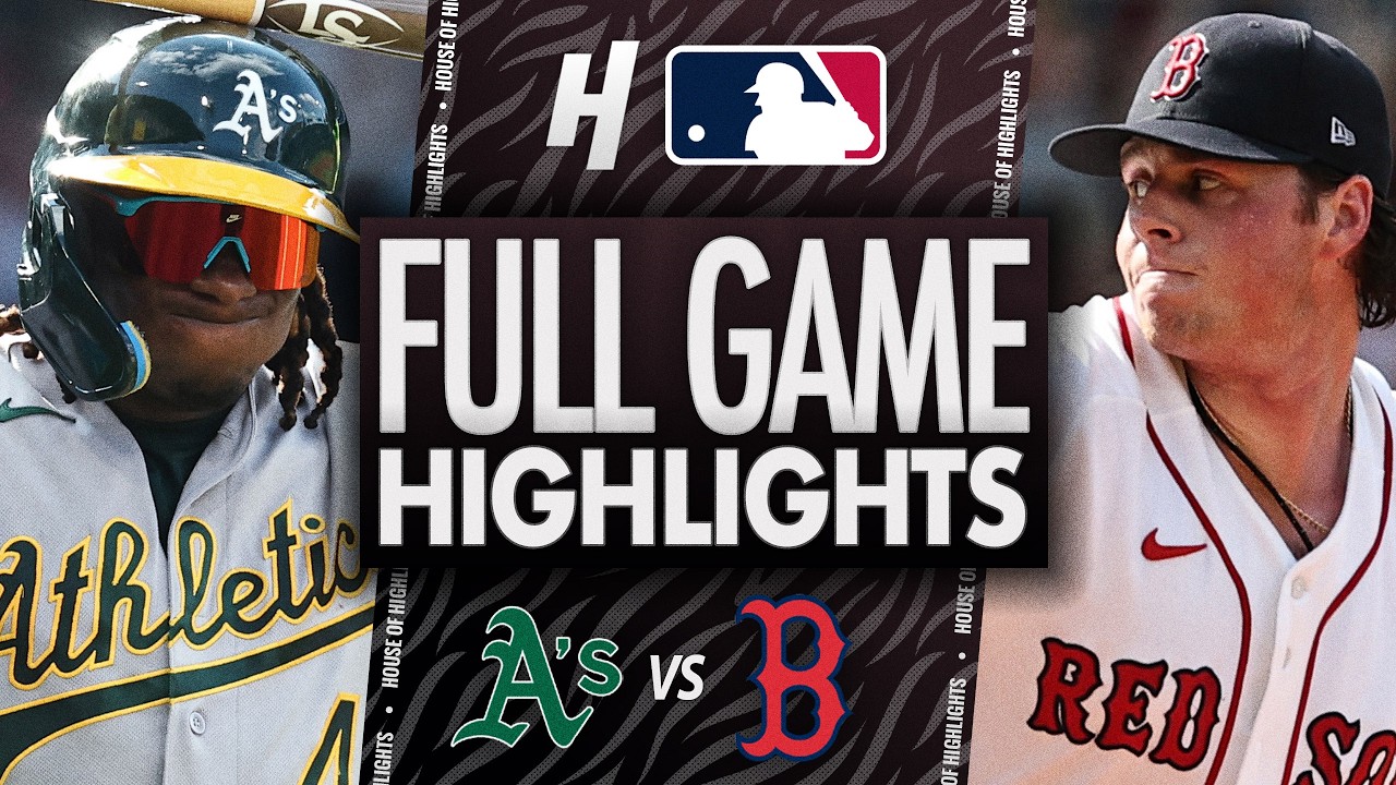 Athletics против Boston Red Sox &mdash; ЛУЧШИЕ МОМЕНТЫ МАТЧА 🔥 8 августа 2026 г., сезон MLB
