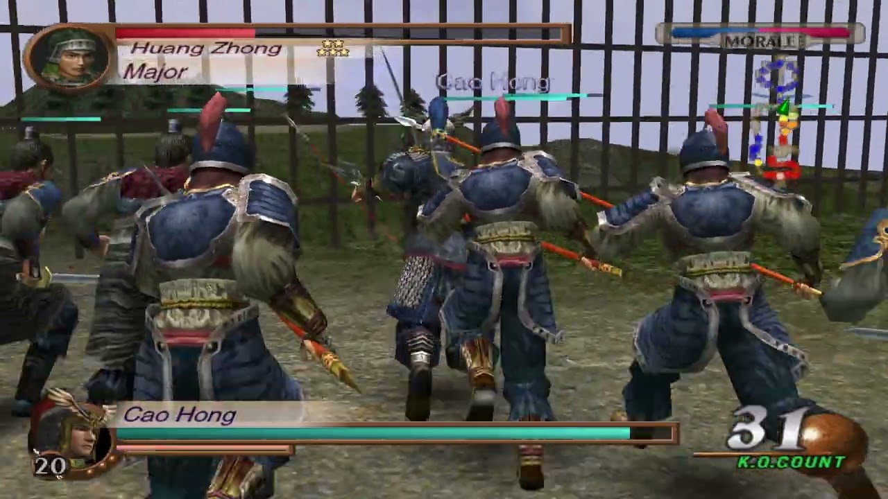 Dynasty Warriors 3 - Generic Officer Cao Hong Musou | Part 7