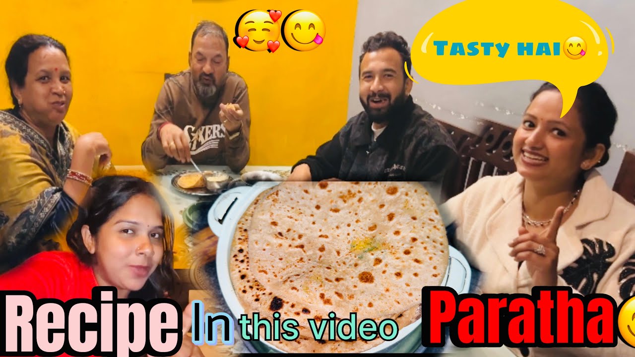 Aaj Sabne Ki  Meri Tarif🥰// Daal K Parathe Bnaye Maine// New Recipe #youtube #viralvideo #trending 