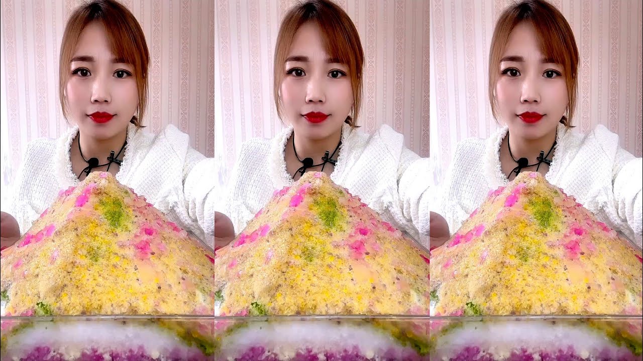 ASMR SHAVED ICE EATING