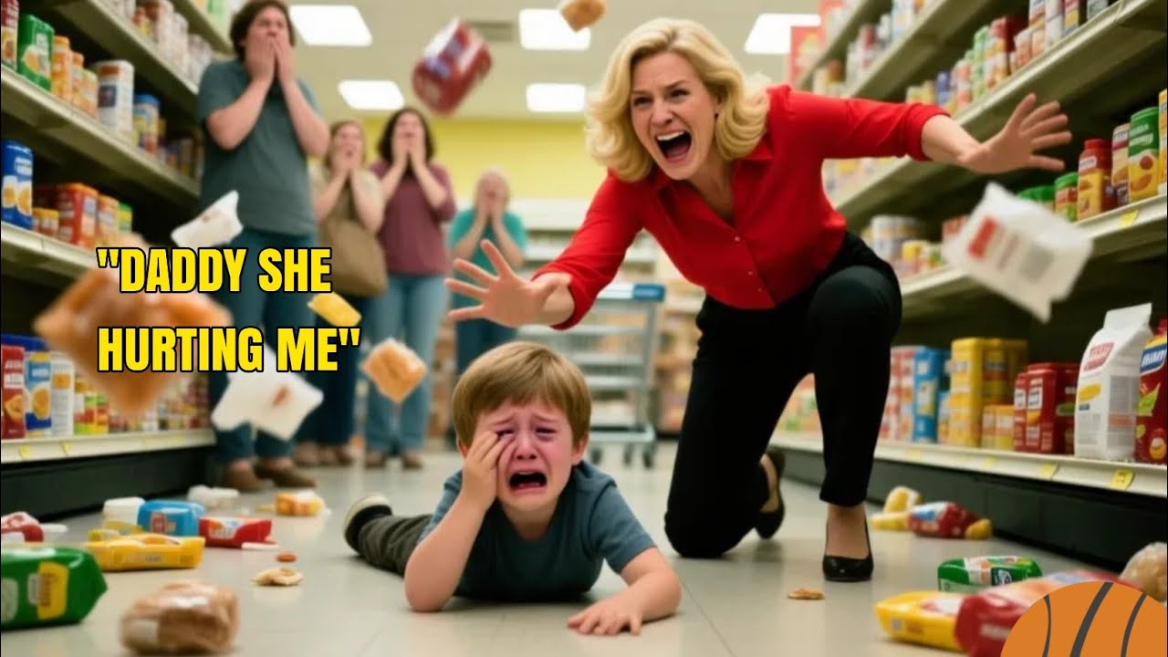 “HOA Karen Threw a Grocery Section at My 5-Year-Old Son — Chaos Erupted in the Store!”