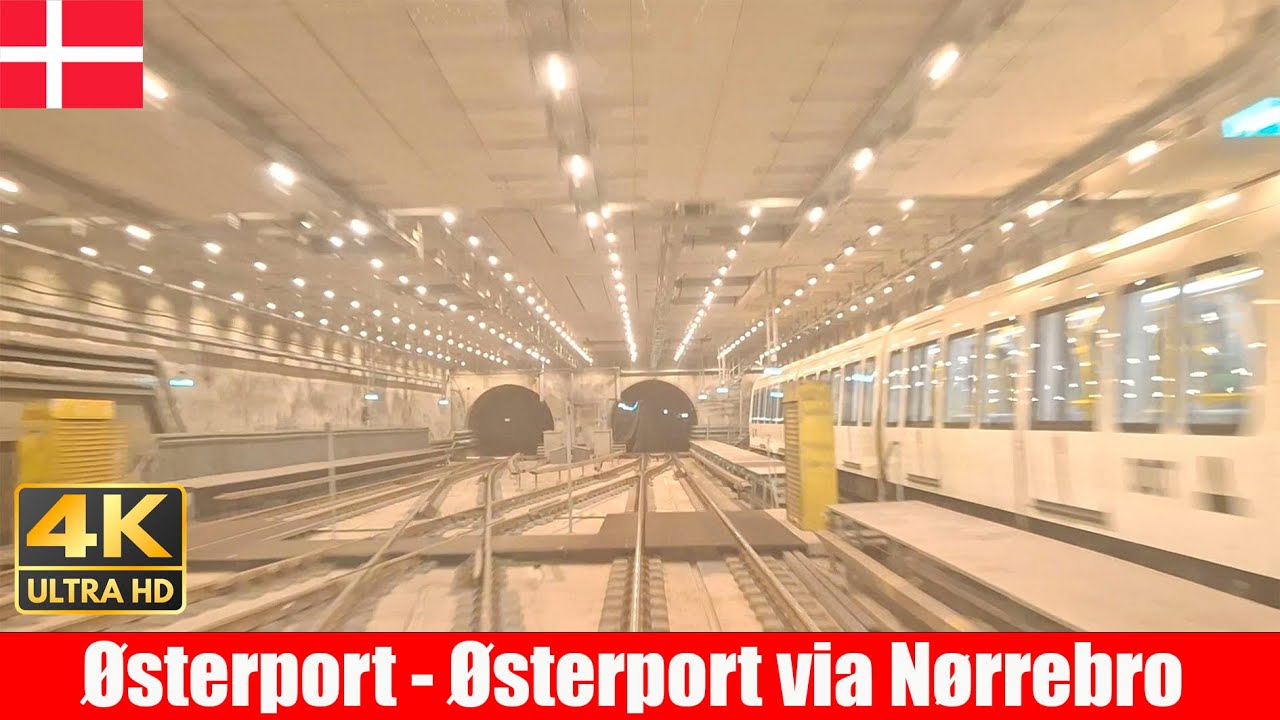 Train Cab View / Copenhagen Metro | Østerport og Østerport via Nørrebro