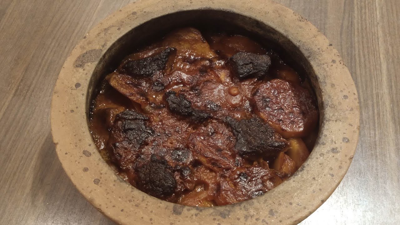 Tagen beef with potato ‏(طاجن بطاطس باللحمة )