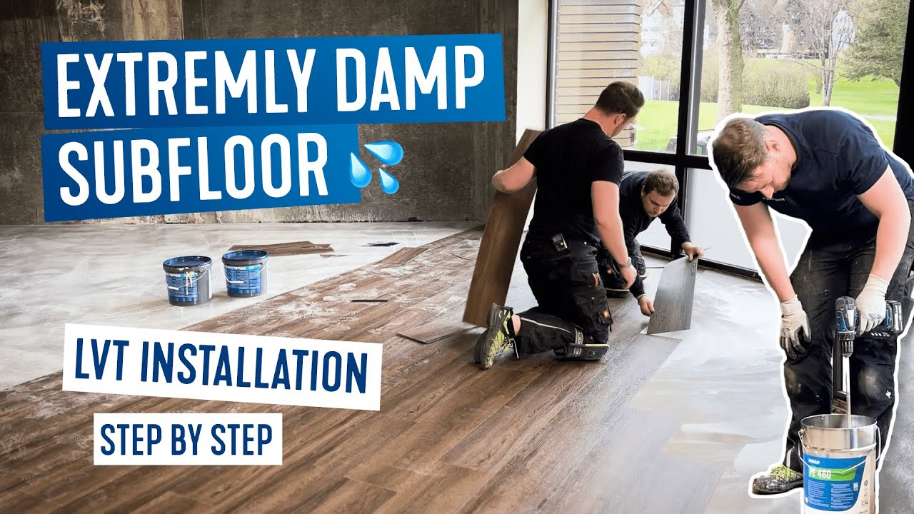 LVT-installation on damp subfloor - step by step | UZIN.TV