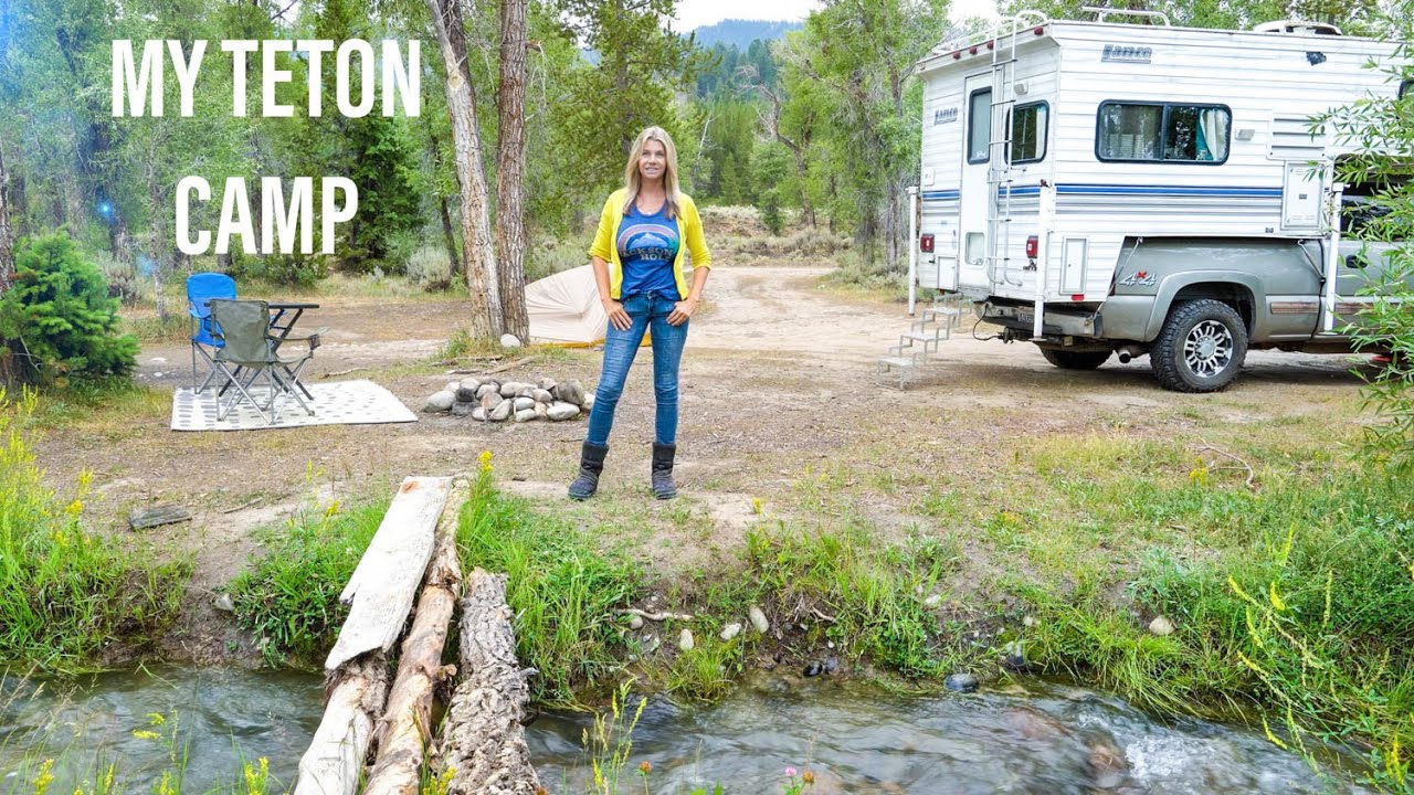 RAINY DAY & COOKING GOURMET | MY CAMP IN THE TETONS | Spread Creek Campground | Van Life | Nomad