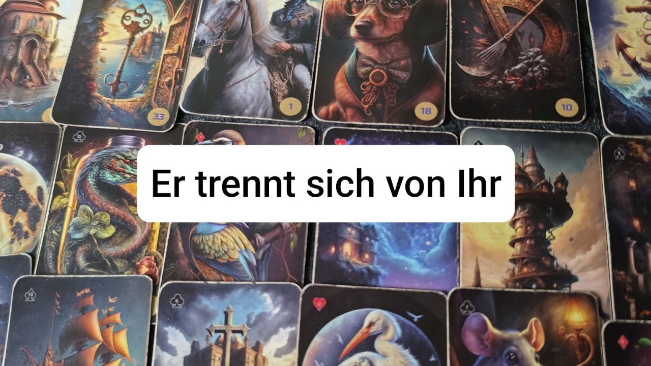 er trennt sich von ihr und du bist äußerst neugierig. was hat er zu erzählen