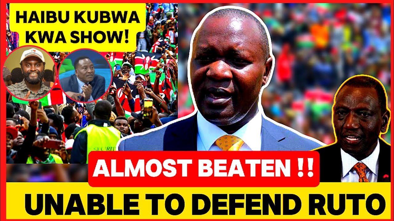 LUOS IN SHOCK AS SENATOR OJIENDA ALMOST FAINTED IN SHOW AS HE STRUGGLED TO DEFEND RUTO'S LIES!