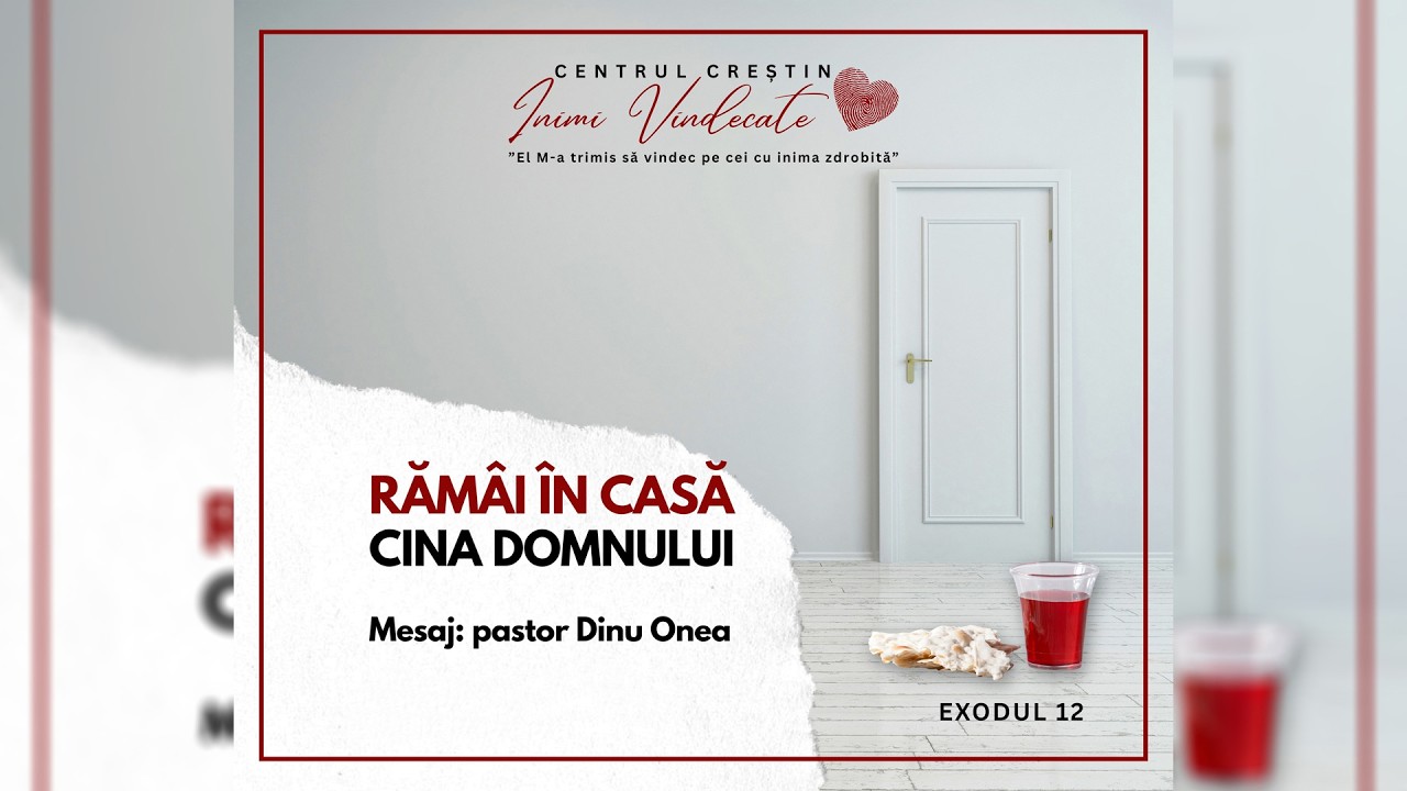 Centrul creștin INIMI VINDECATE  -  Rămâi în casă,   mesajul din 1.02.2026