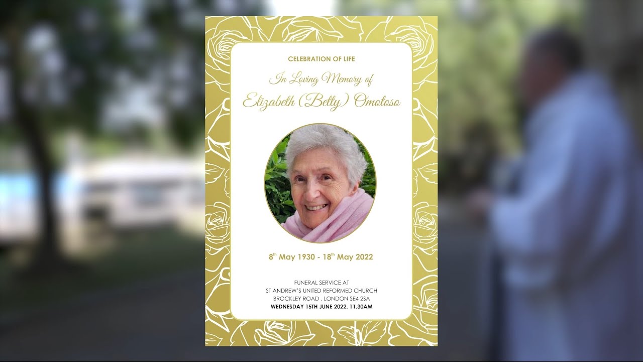 The Funeral Live Stream for Elizabeth Omotoso