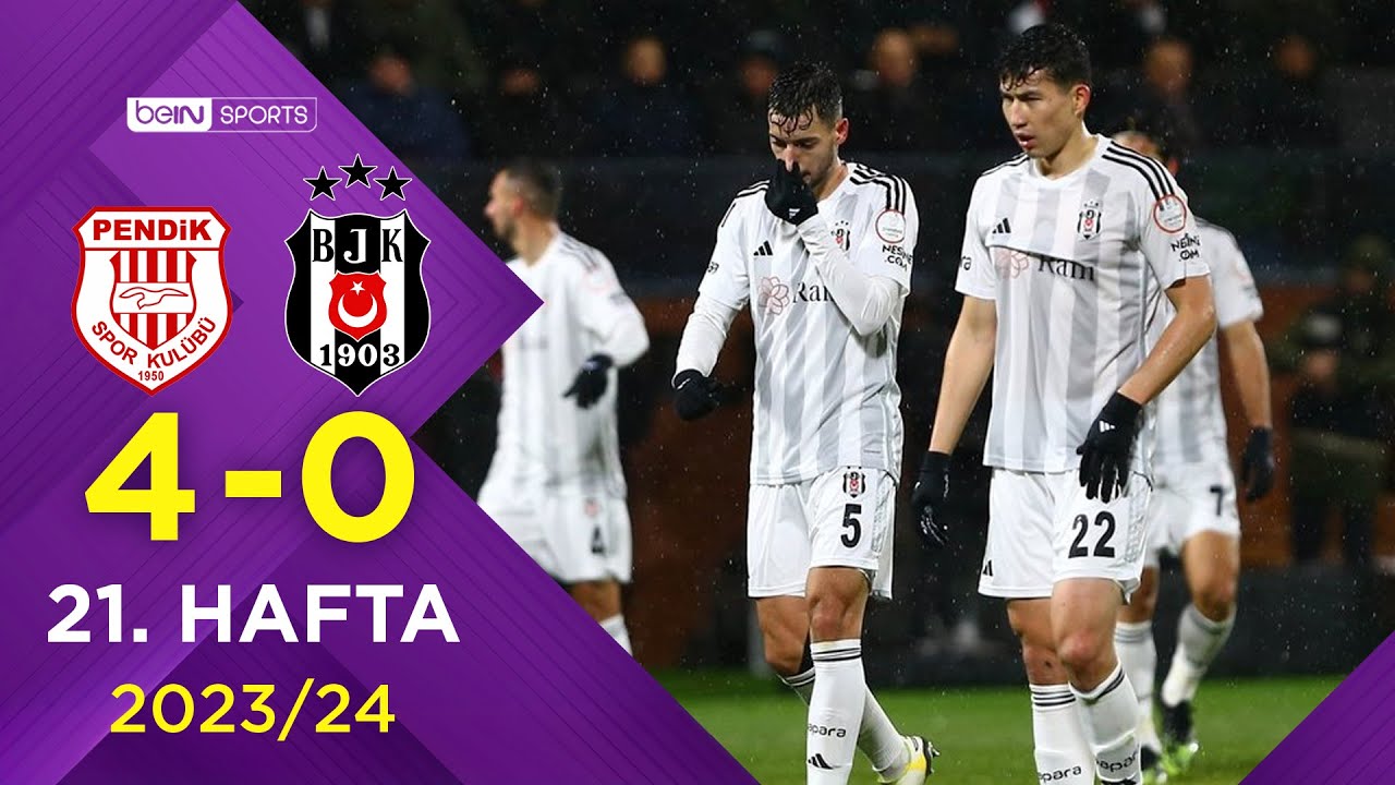 Siltaş Yapı Pendikspor (4-0) Beşiktaş | 21. Hafta - Trendyol Süper Lig 2023/2024