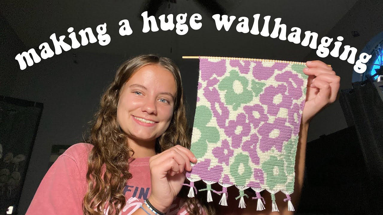 making a huge wallhanging