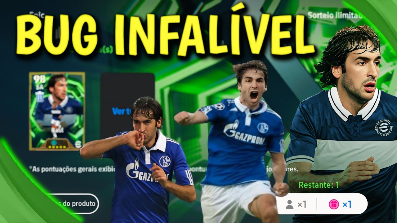 bug para tirar raul épico grátis efootball 2026 mobile