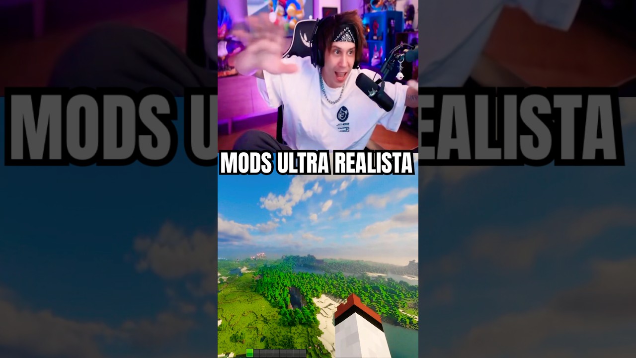 RUBIUS ENSE&Ntilde;A EL MOD ULTRA REALISTA EN MINECRAFT HORIZONS 😱 #clip #twitch #minecraft