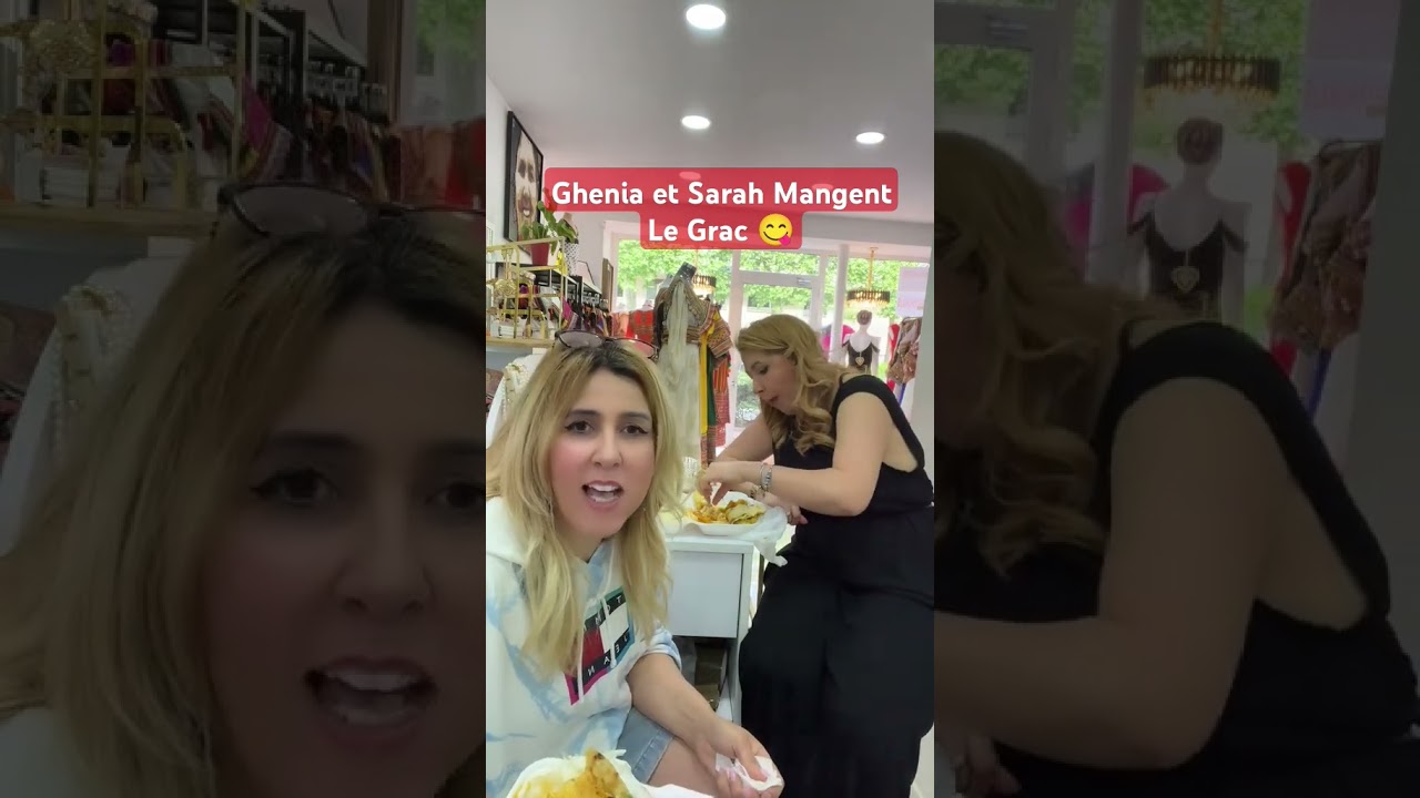 Ghenia et Sarah Mangent Le Grac 😋 #kabyle_girl #kabyle #kabylie #tizi_ouzou #bejaia #kabylienne