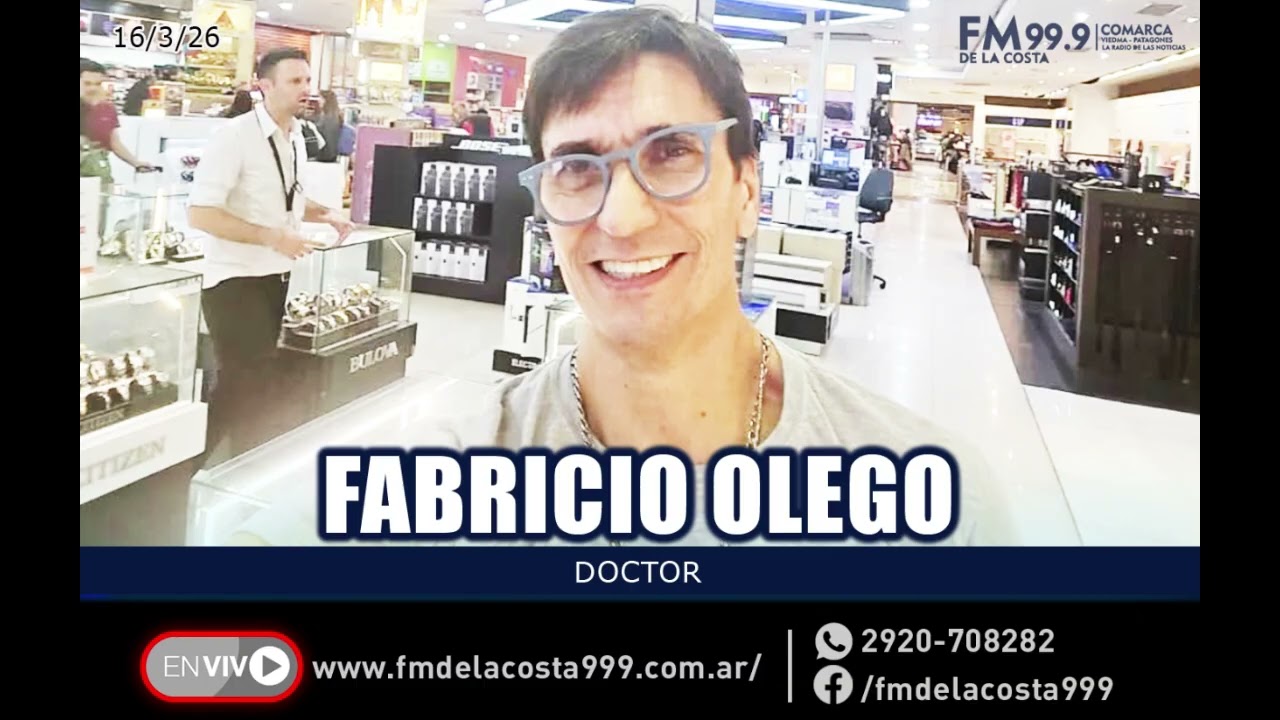 Fabricio Olego - FM DE LA COSTA 99.9 - 16/3/26