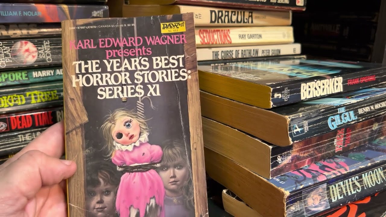 My top horror book covers A Journey Through some of my Rare, Terrifying and haunting Horror Books