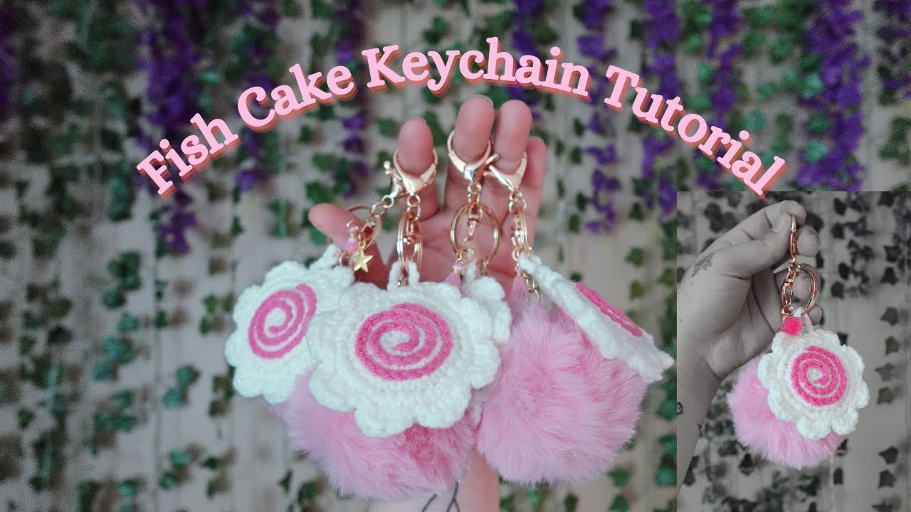 Cute Crochet Narutomaki | Fish Cake Keychain Tutorial - The Dearest of Things 