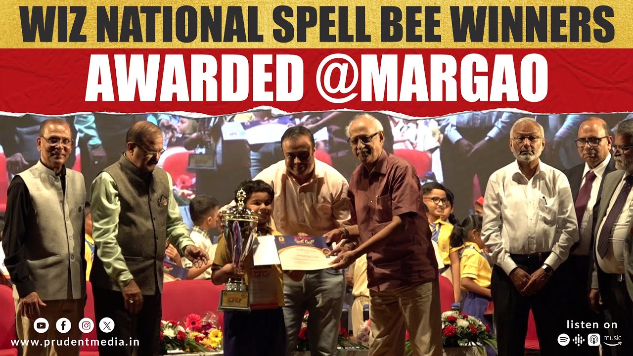Wiz National Spell Bee Winners Awarded&nbsp;@ Margao