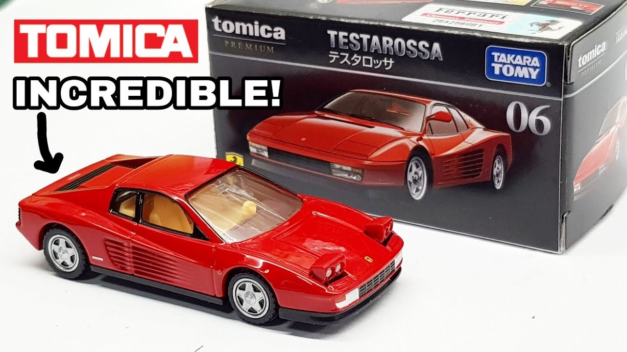 WORKING POP UP HEADLIGHTS?! Ferrari Testarossa Tomica Premium Review