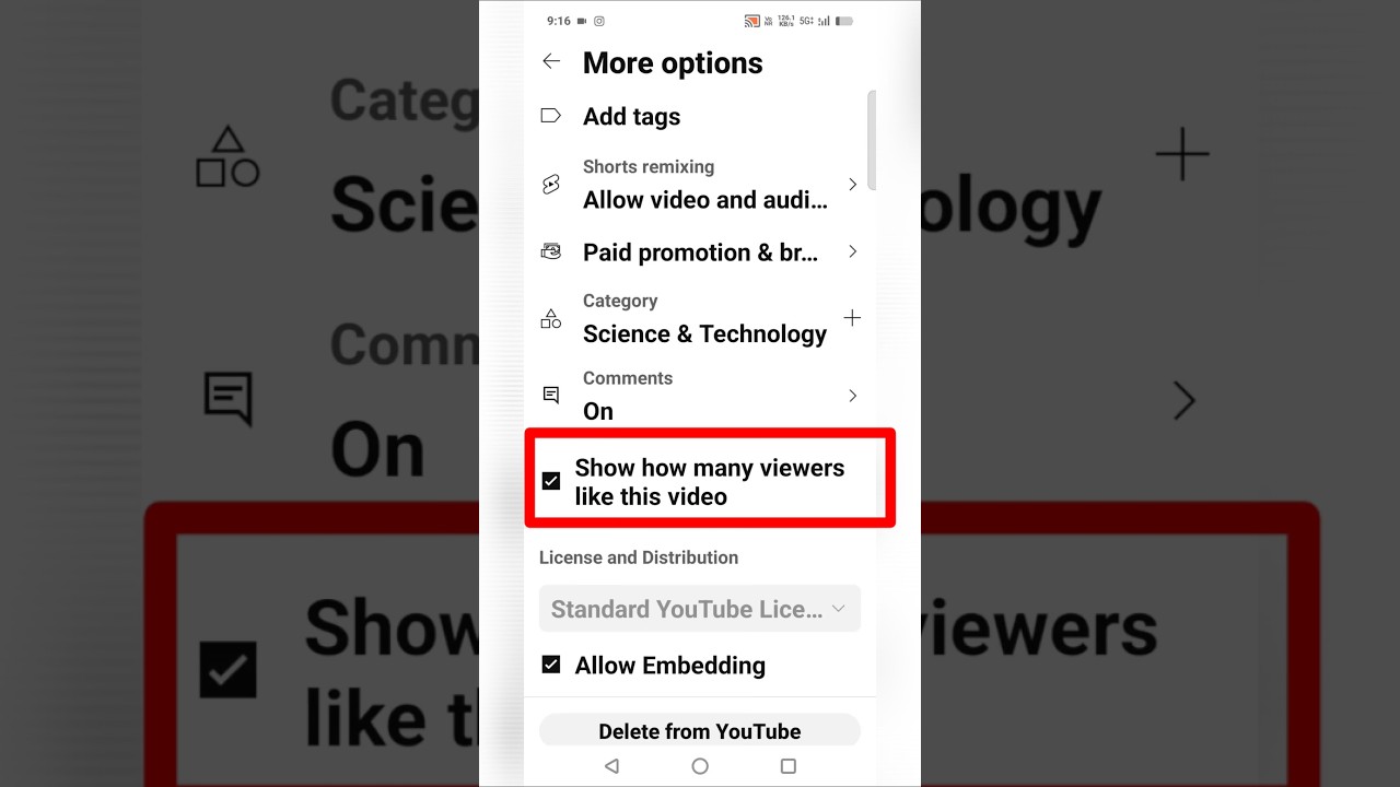 &ldquo;How to Hide Likes on YouTube Video | YouTube Like Count Hide Settings 2025&rdquo;