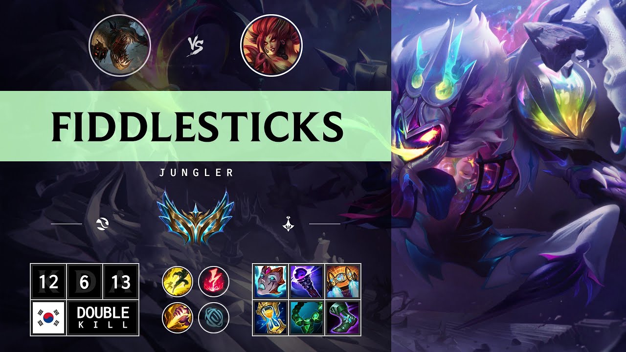 Fiddlesticks Jungle vs Zyra - KR Challenger Patch 14.14