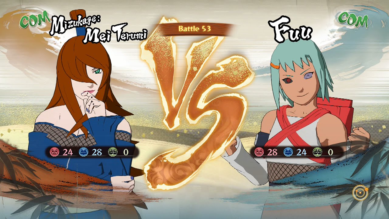 Naruto Shippuden: Ultimate Ninja Storm 4, Mei Terumi VS Fuu!