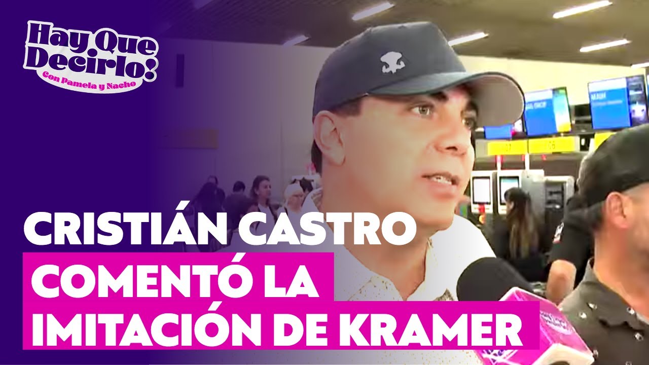 Cristián Castro comentó como se sintió con la cuestionada imitación de Kramer en la Teletón 2025