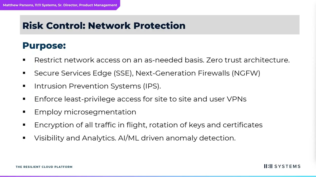 11:11 Cyber Resilience Pillar 4: Defensive Security