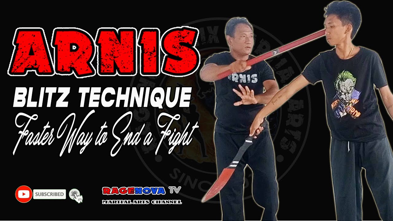 ARNIS BLITZ TECHNIQUE I How to End Fight Faster with FMA