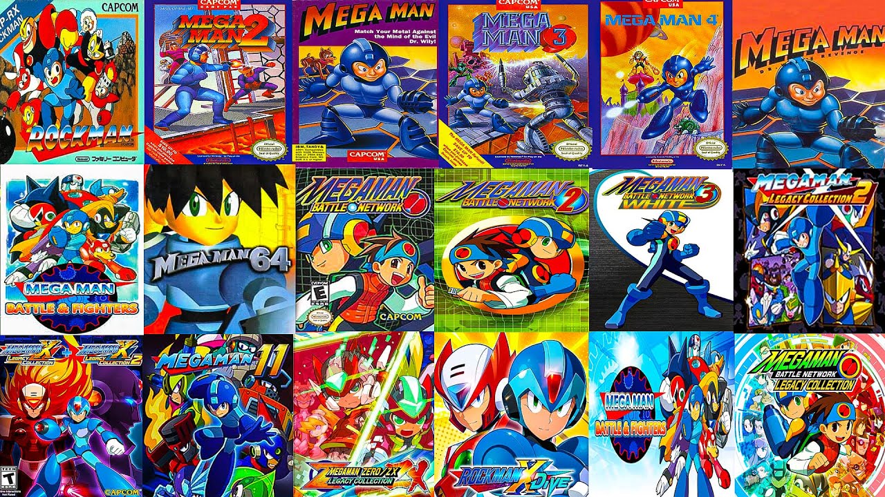 The Evolution of MEGA MAN Games (1987-2023)