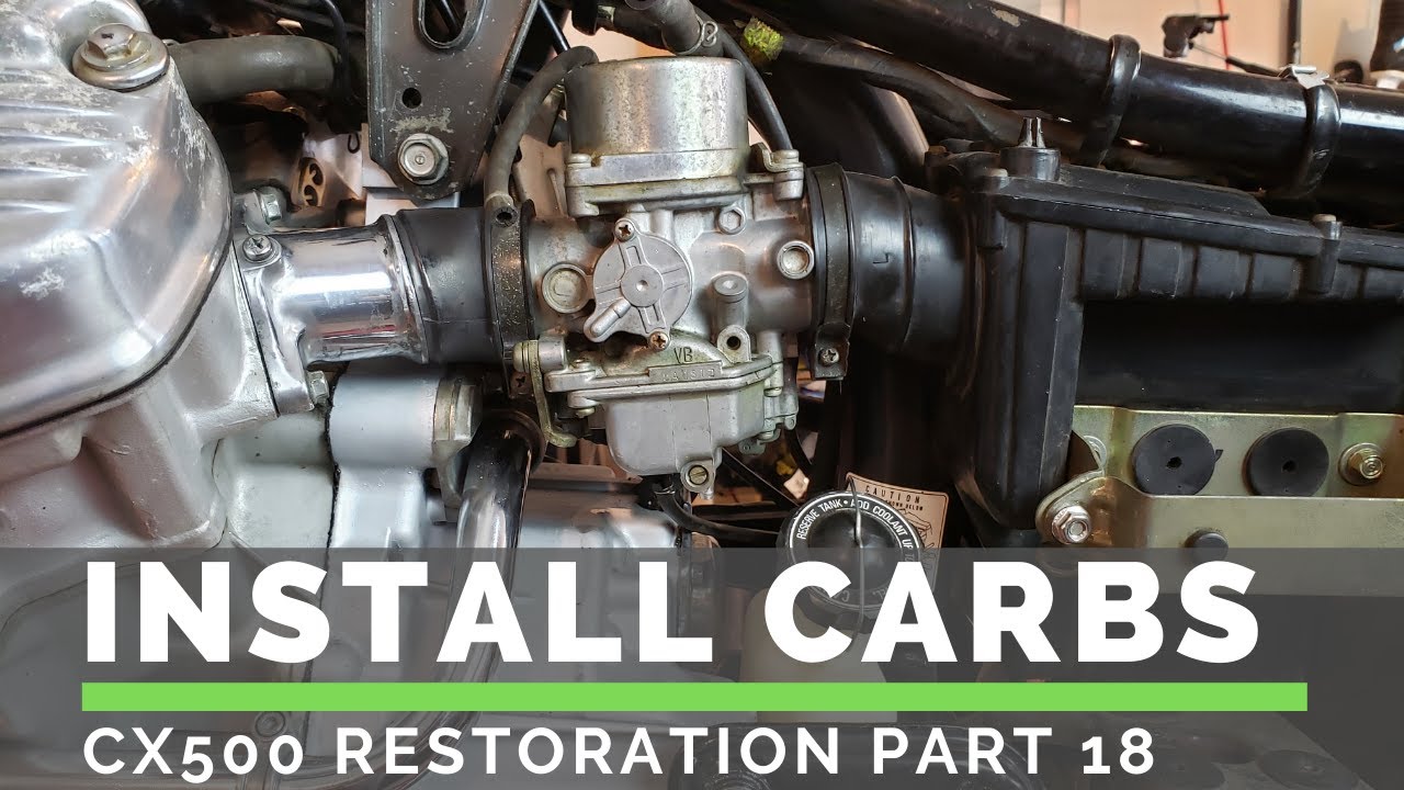 Install Carbs - CX500 (Part 18)