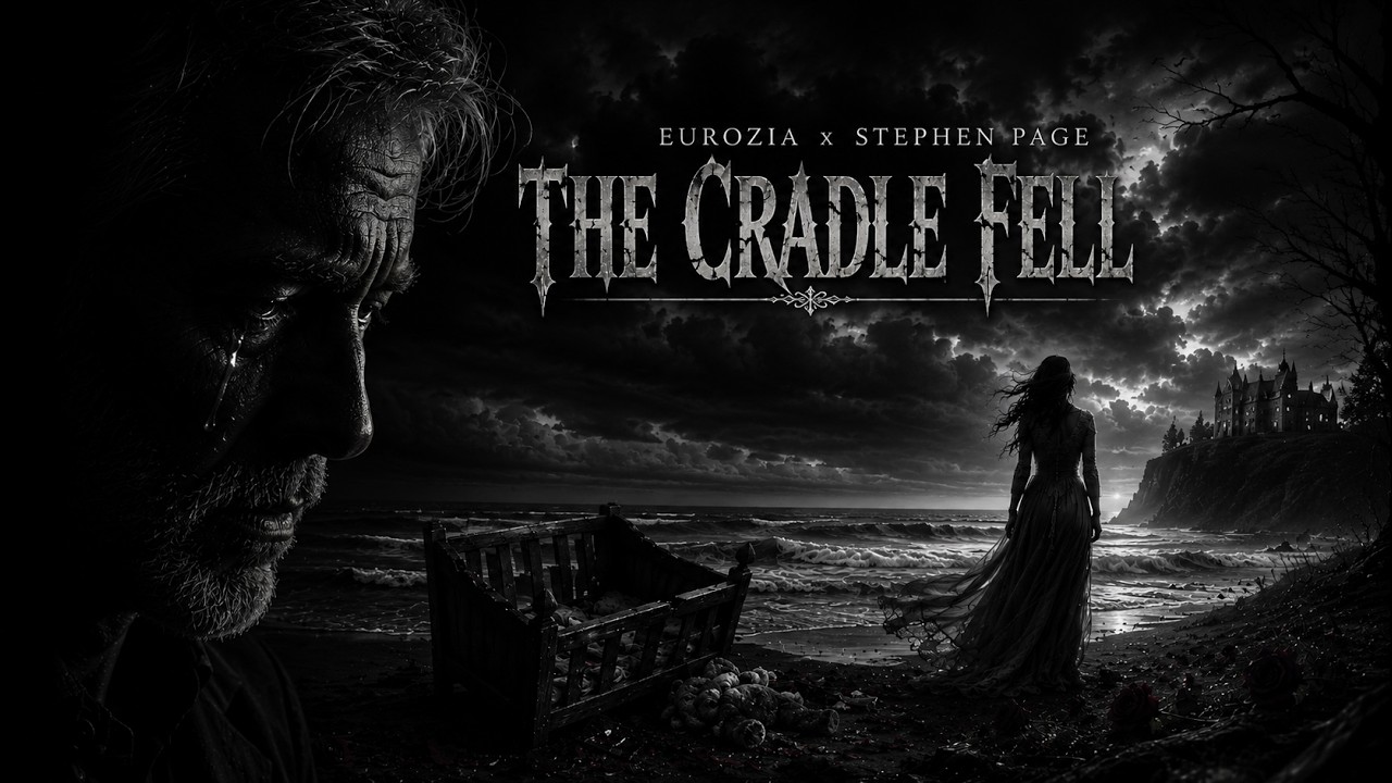 THE CRADLE FELL 🌑 Emotional Gothic Blues Rock Ballad | EUROZIA x Stephen Page | Dark Cinematic Music