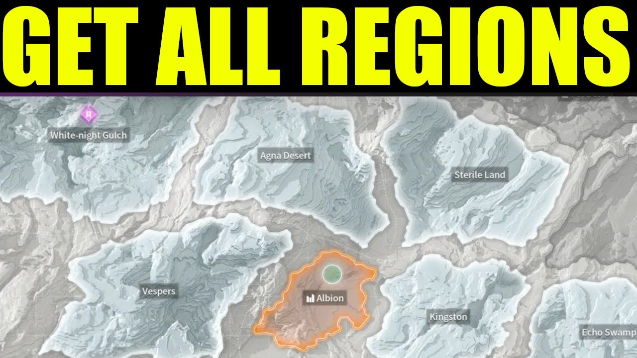 How to unlock all regions in the first descendant (Echo swamp, vespers, magna desert ,white-nite)
