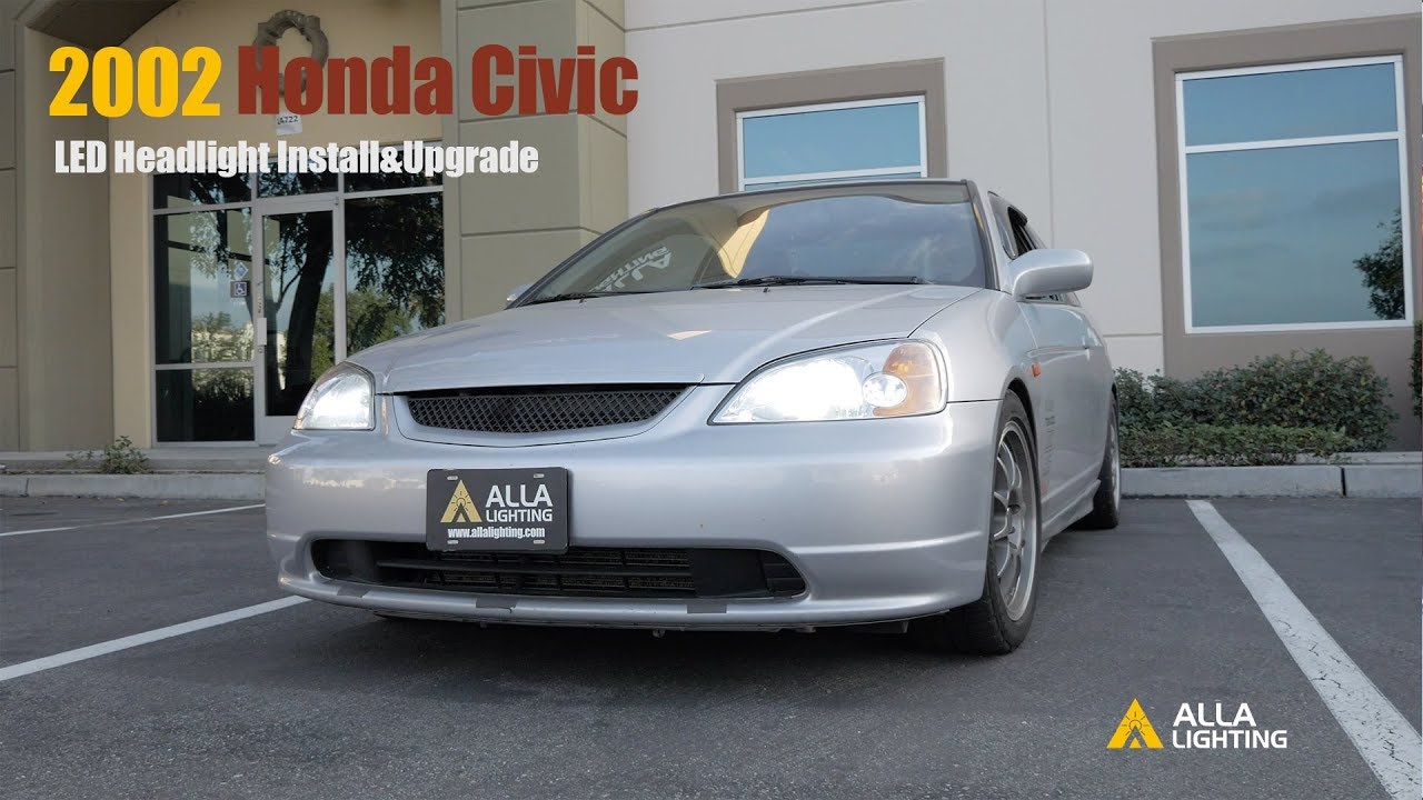 Модернизация и установка светодиодных ламп головного света H4 для Honda Civic 1996–2002 гг.