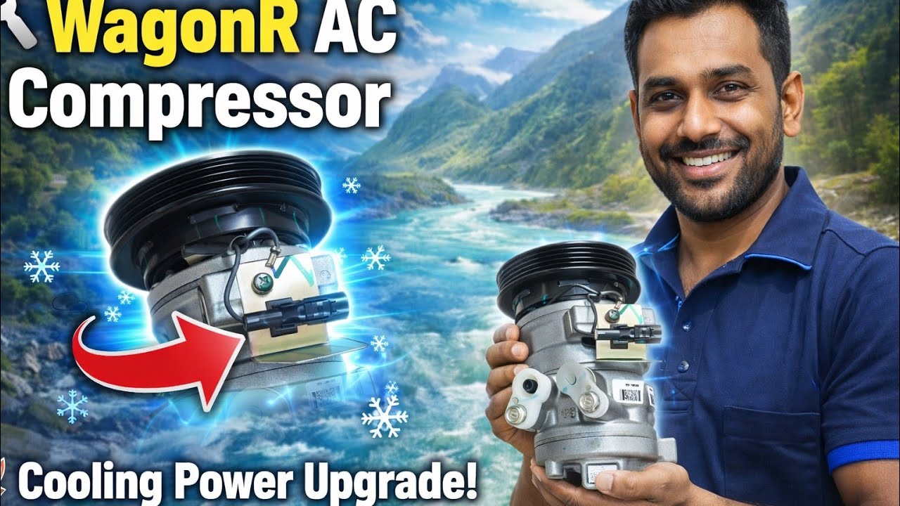 Wagonr AC Compressor. Wagonr AC Compressor Price.