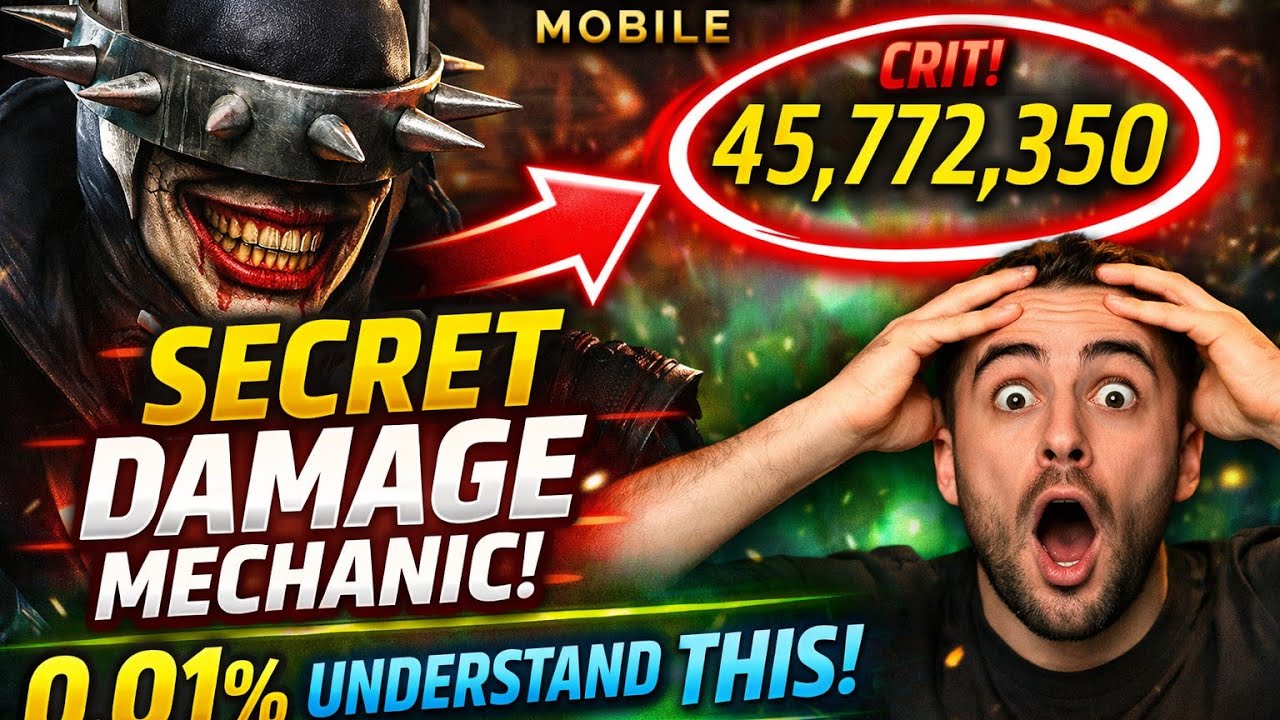 👉 0,01% понимают механику нанесения урона | Injustice 2 Mobile