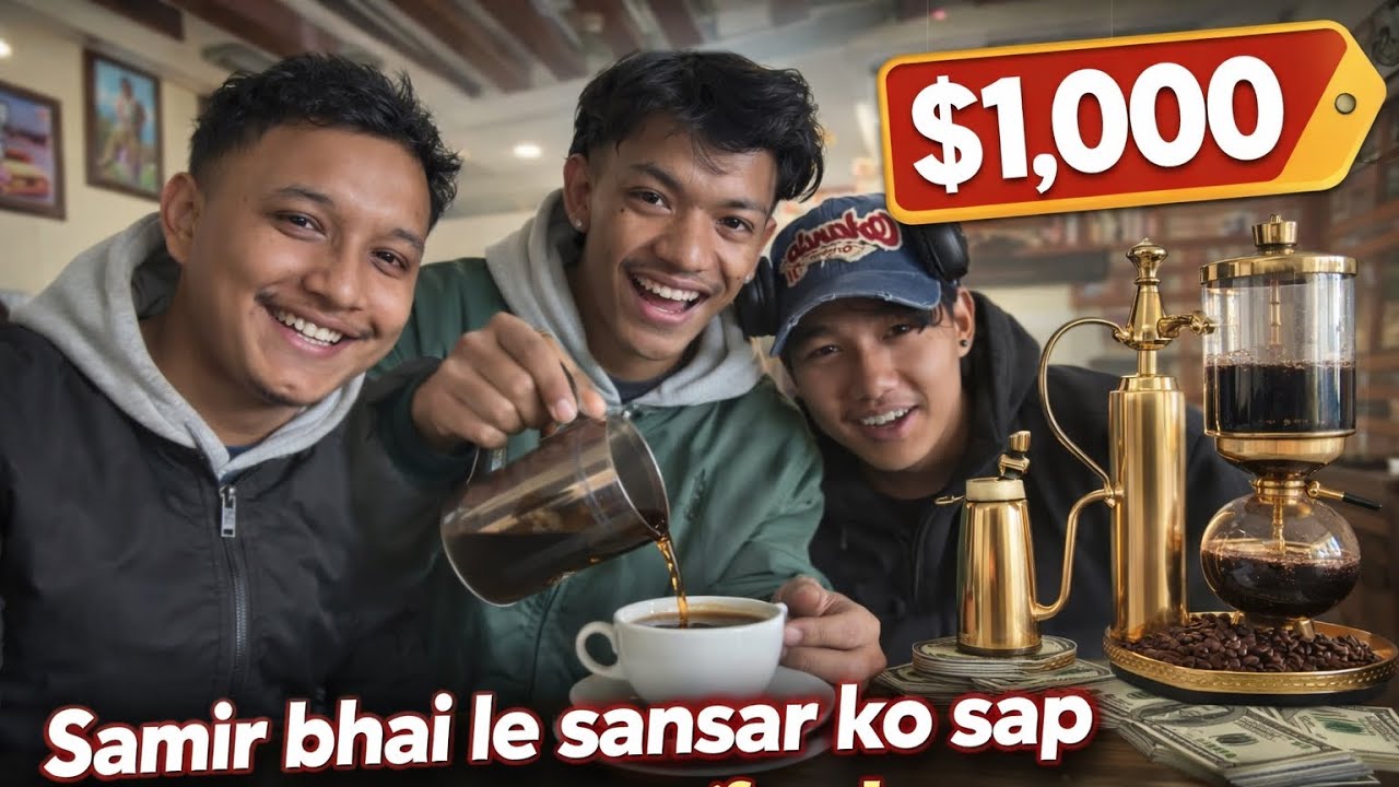 Sansar ko mahango coffee khaiyoo// have a great future Manoj bhai ❤️