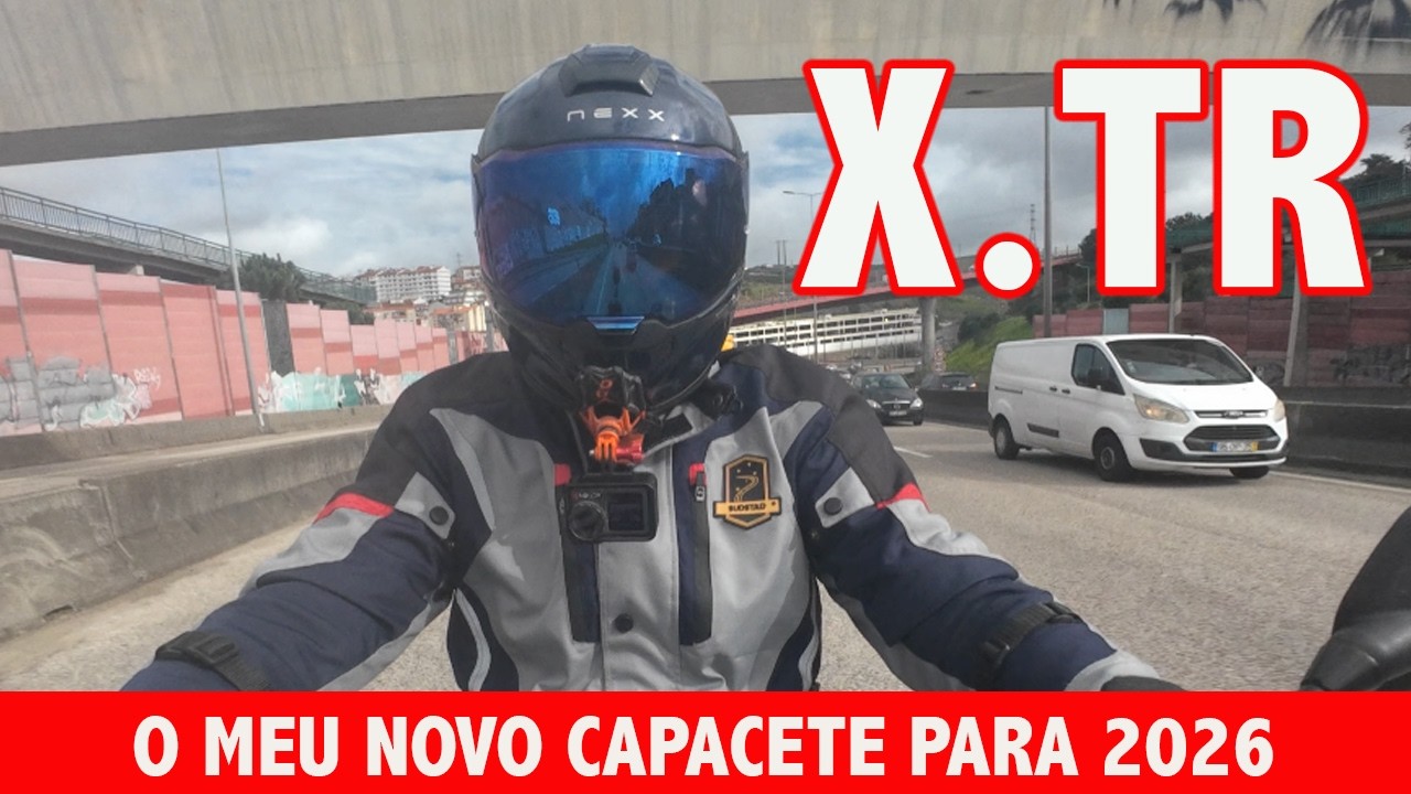 O meu novo capacete para 2026 - Nexx X.TR ★ Unboxing & Review ★ 🔥🔴💯✅★