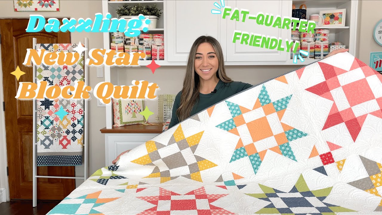 Dazzling: New Fat Quarter Friendly Star Block Pattern