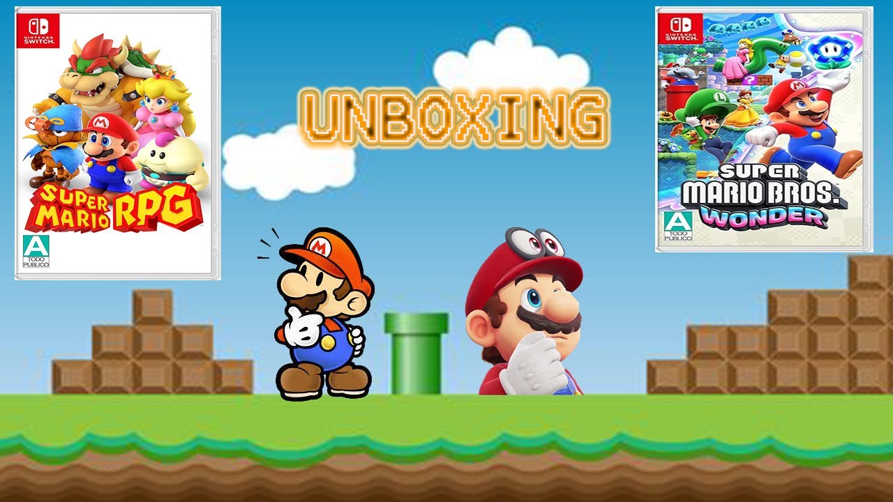 UNBOXING SÚPER MARIO WONDER Y MARIO RPG Y RECOMENDACIONES