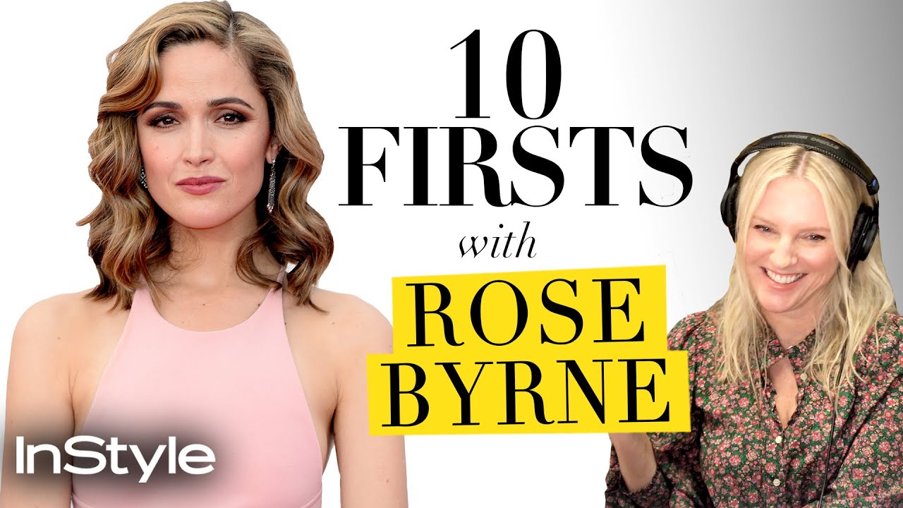 Rose Byrne Spills the Tea on Dating in Australia | 10 Firsts | InStyle