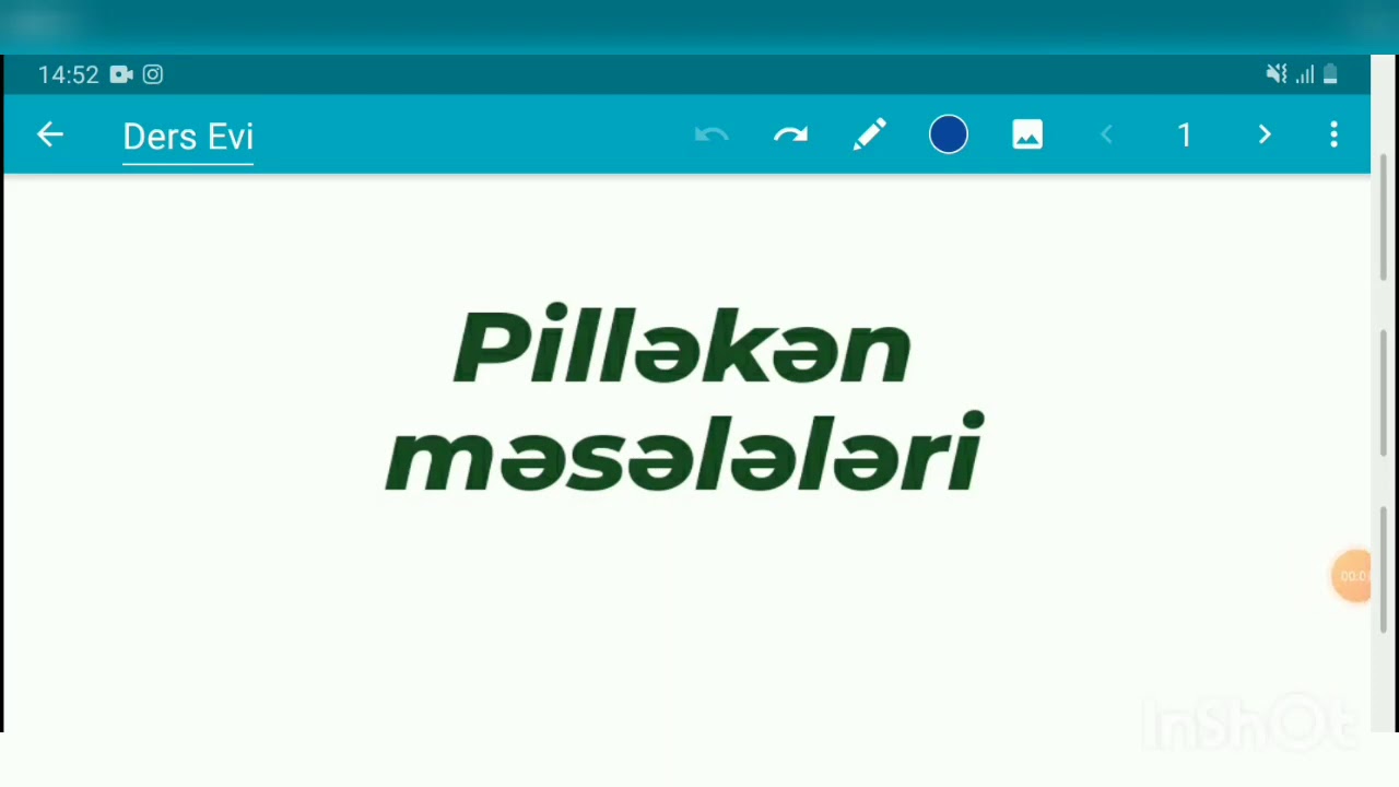 Pilləkən məsələləri (Dərs evi)