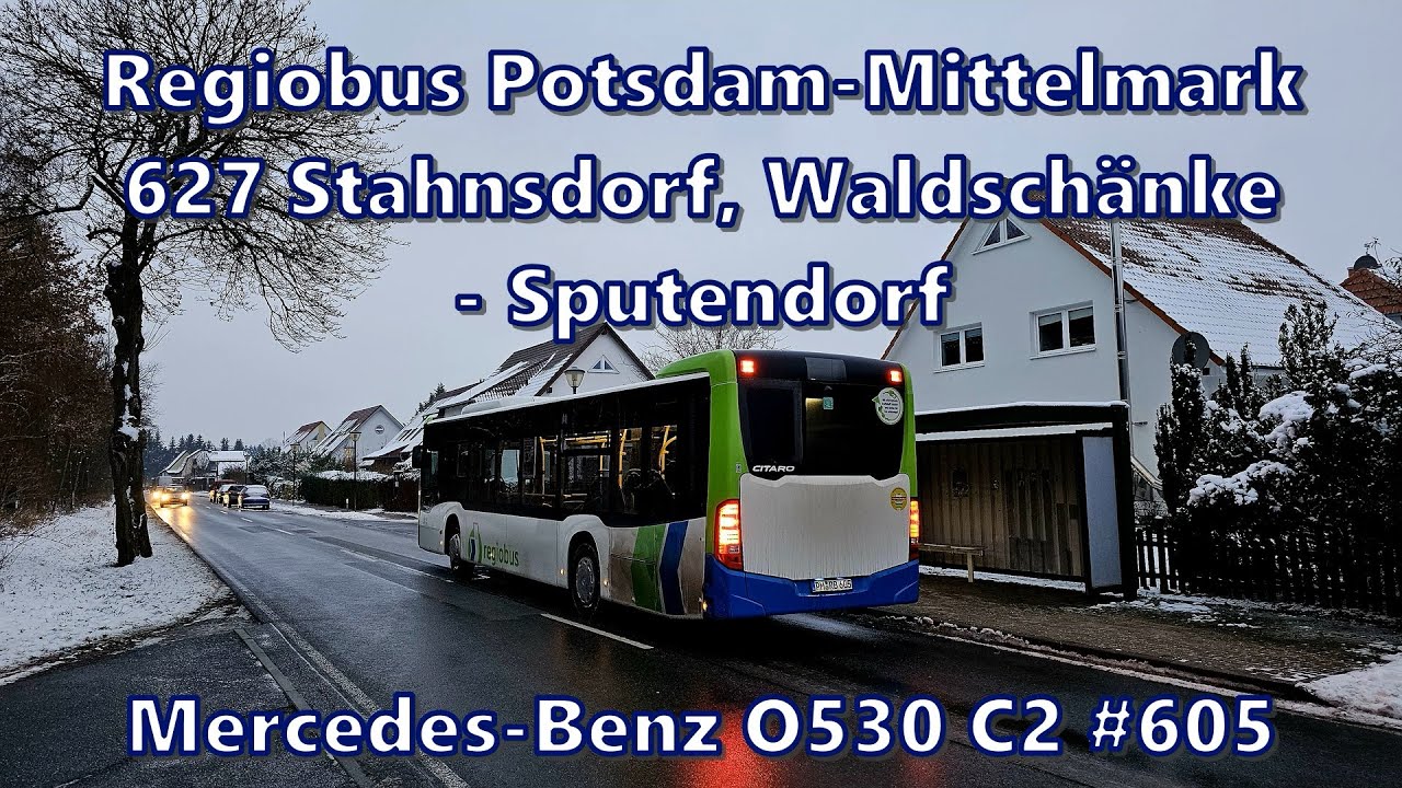 Regiobus Potsdam-Mittelmark - Linie 627, Mercedes-Benz O530 C2 #605