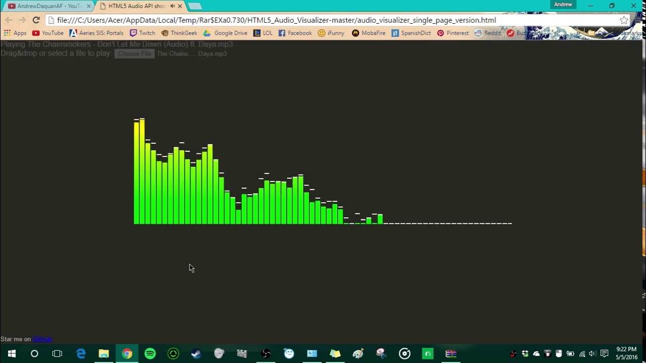 Don't Let Me Down - Music Equalizer