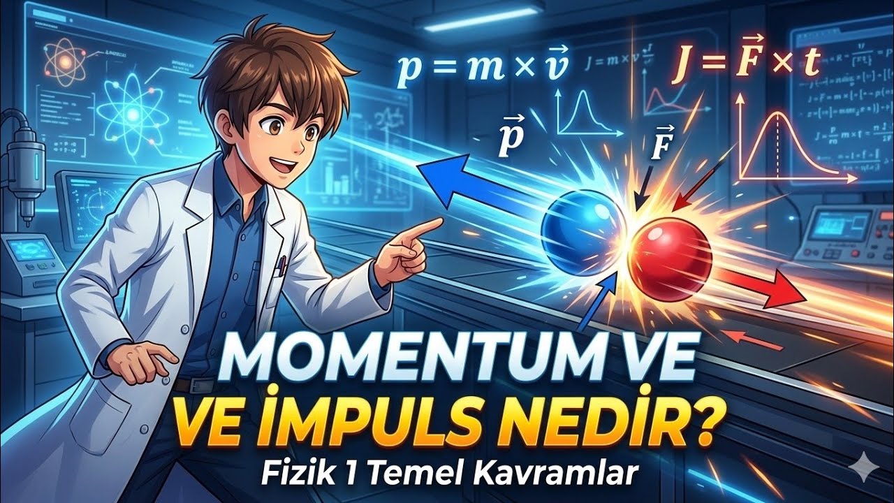 Momentum ve İmpuls Nedir? | Fizik 1| Fizik Basit Anlatım