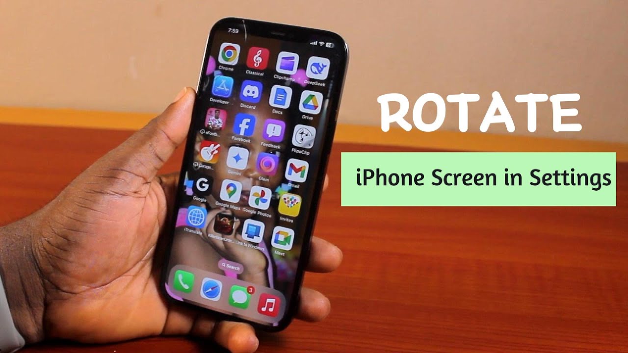How to Rotate iPhone Screen in Settings