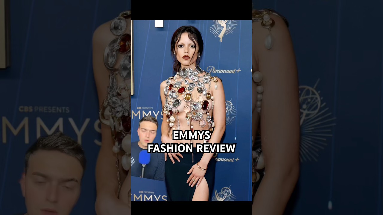 let the emmy&rsquo;s begin! #fashion #redcarpet #jennaortega