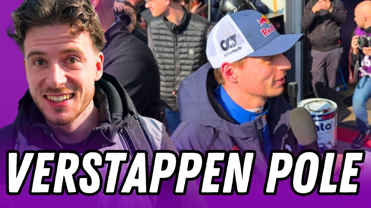 NLS 2 2026: Max Verstappen Pole Interview live! N&uuml;rburgring Pole, 24h Testing 