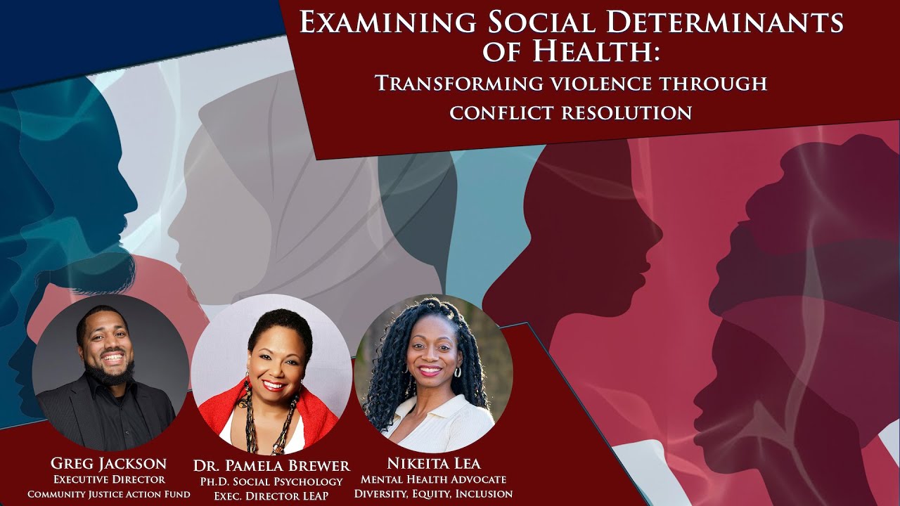 Examining Social Determinants of Health: Violence &Intellectually Healthy Conversational Resolutions