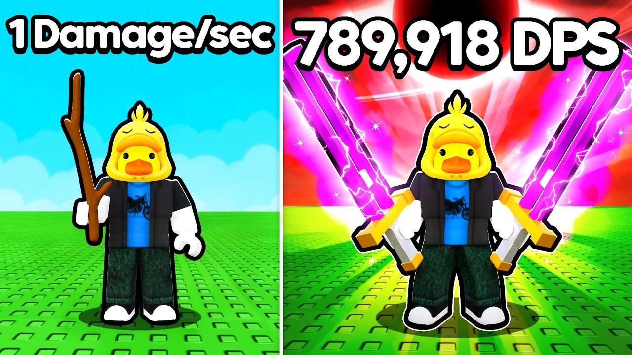 Я прошел путь от НУБА до БОГА Меча в Roblox Forge and Slay!